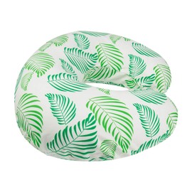 ALVABABY Nursing Pillow Cover Slipcover,100% Organic Cotton,Soft and Comfortable,Feathers Design,Maternity Breastfeeding Newborn Infant Feeding Cushion Cover ZT-CZ01