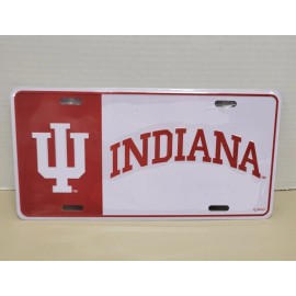 Game Day Outfitters NEW - Indiana Hoosiers Metal License Plate Auto Tag  12x6