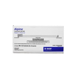 Alpine Cockroach Gel Rotation 2 by BASF Case of 5 Packs (20 x 30g Tubes)