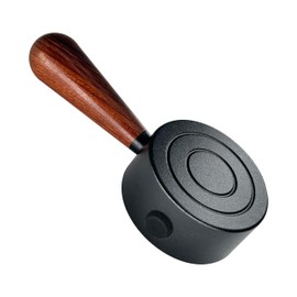 NEOUZA Espresso Machine Upgraded Steam Lever Compatible with Breville Sage Barista Expresso BES870XL BES875 BES876, Aluminum, Wood Handle (Black)