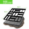 CJGQ Plus Size 19.7"x19.7"x1.7" Concrete Molds Walk Maker Reusable Path