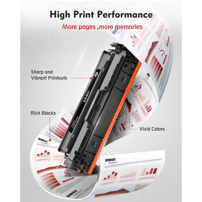 054H Black Toner Cartridge Set 2 Black - High Yield