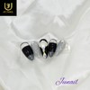 ❣Queen coronation handmade nail tips - Short C curve coffin