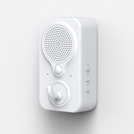 Asixxsix Motion Sensor Activated Voice Reminder, Multilingual Motion Sensor Doorbell for Business Entrance Alarm, Welcome Buzzer, Surveillance Alarm for Home, Business