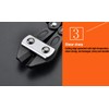 Edward Tools Pro Mini Bolt Cutter 8 Inch - Small