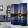 American Art Decor 4-Panel Dressing Room Divider - Double-Sided Paris