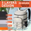 Backpack Cooler, 54 Cans Insulated Cooler Backpack Multifunctional Waterproof Leak