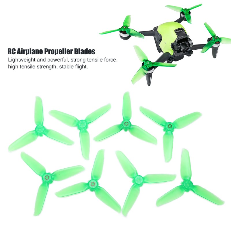 8 Pcs Propeller Blades Transparent Drone Propellers Spare Blades for