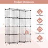 NAFORT Wire Cube Storage System, DIY Metal Grid Cube Storage