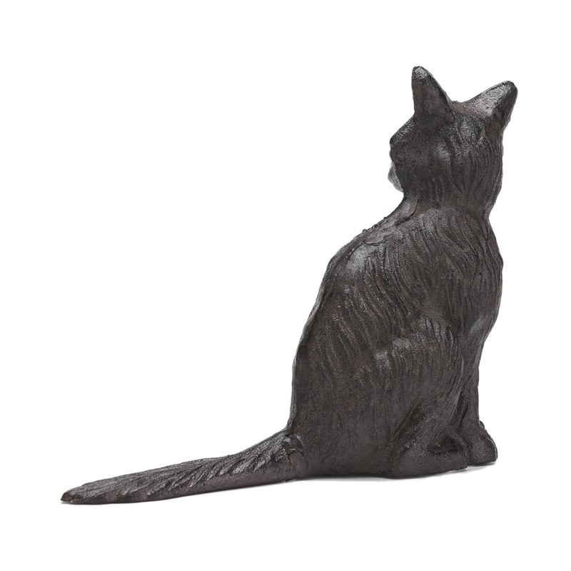 BRASSTAR Cast Iron Animal Door Stopper Fox Shape Heavy Duty