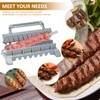 Large Kebab Maker Press, Gray Plastic Kabab, Manual Kabob Mould,Portable