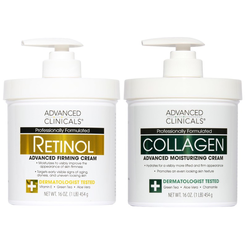 ADVANCED CLINICALS 2 PACK SET - CREMA CORPORAL RETINOL REAFIRMANTE