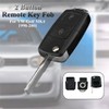 Riloer 2 Button Flip Remote Control For Volkswagen Golf MK4