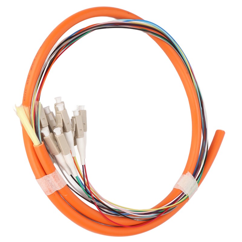 Fiber Pigtail 12 Strand Multimode Stable Fiber Pigtail Cable for