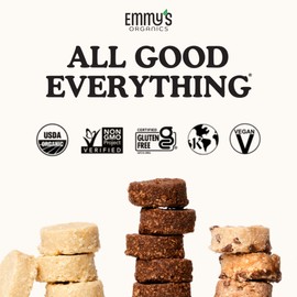 Emmy's Organics Chocolate Chip Coconut Cookies (Pack of 2)| Gluten-Free, Organic, Vegan, Paleo-Friendly