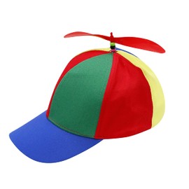Kuzhi Multi-Color Propeller Hat - Baseball Style(Child, Blue Brim)