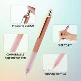 HuoHuair Pens Ballpoint 18-pcs Pens Medium Point Smooth Writing Pens Bulk Pens Black Ink 1.0 mm Journaling Pen Office Supplies for Women & Men