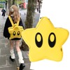 Star Backpack Bright Yellow Cute Stylish Schoolbag Waterproof Large Capacity