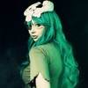 Bopocoko Bopocoko Green Wig Long Green Wigs for Women St
