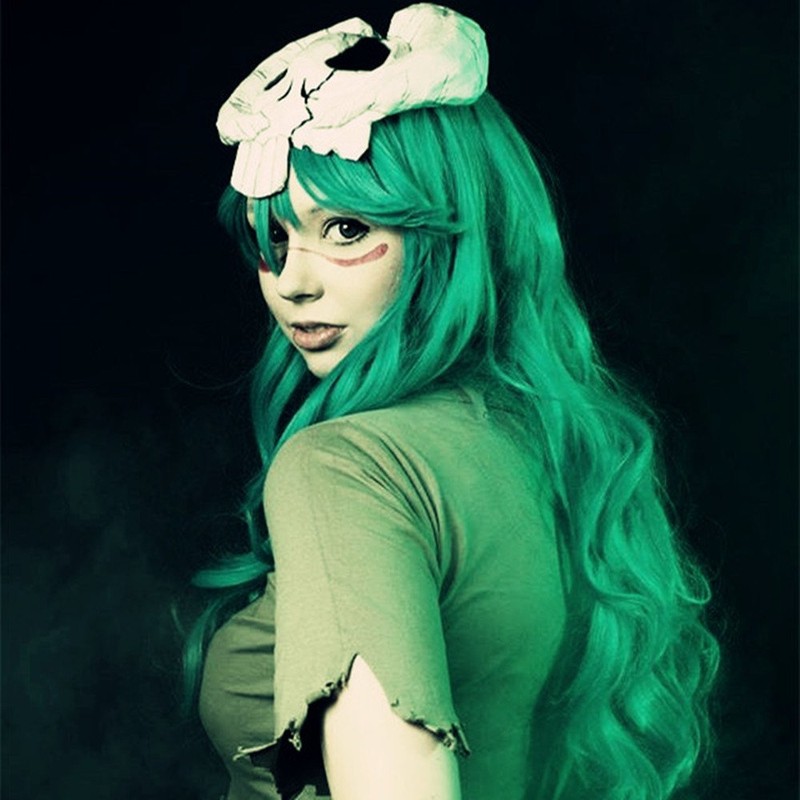 Bopocoko Bopocoko Green Wig Long Green Wigs for Women St