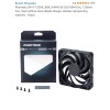Phanteks SK120 Black PWM Fan NEW High-Airflow radiator performance PC