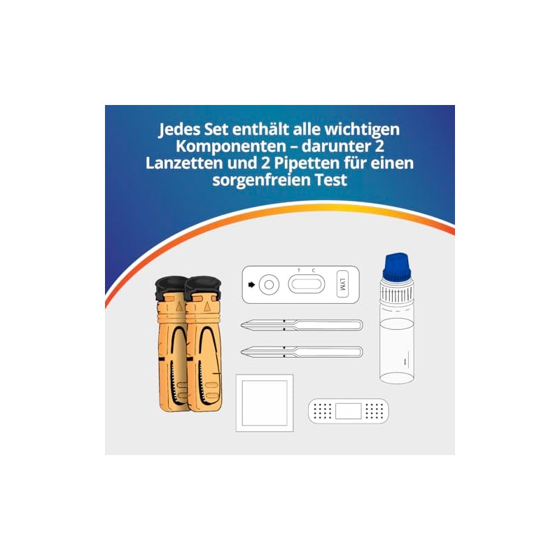 ADESTE BORRELIOSE TEST TICKS - Quick Self Test for Diagnosis