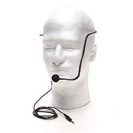 Azden HS-9 Omni-Directional Headset Microphone 3.5mm Professional, Handy, Black, (AZDHS-9)