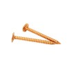 1 3/4" Solid Copper Ring Shank Roofing Nails, 10 Gauge,
