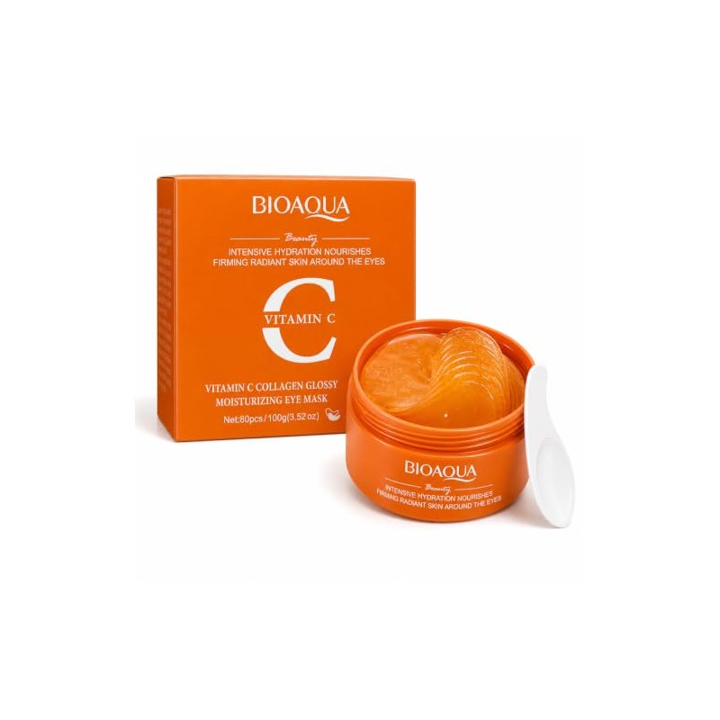 BIOAQUA Parches de Hidrogel para Ojos con Vitamina C y