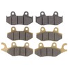 MOTOKU Front & Rear Brake Pads for YFZ450 YFZ450R YFZ450X