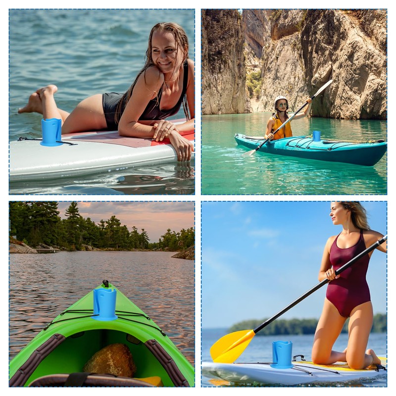 XIHIRCD 2pcs Paddle Board Cup Holder, Universal Kayak Drink Holder
