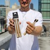 MABLE Two Pack Bamboo Toothbrush for Adult | Charcoal Infused
