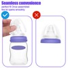 6pcs Baby Bottle Caps Compatible with Lansinoh Bottles, Soft &
