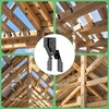Black Hurricane Ties for Rafters,Hurricane Clips,Hurricane Brackets,Hurricane Straps for Shed,Rafter