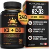 Nutratology Nutratology Vitamin K2 + D3 Highest Potency 120MCG/1000 IU
