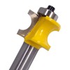 Bullnose Router Bit Set, Wolfride 1/2-Inch Shank 5pcs Half Round