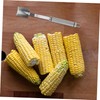 ULTECHNOVO Stainless Steel Corn Peeler Tool with Long Handle for