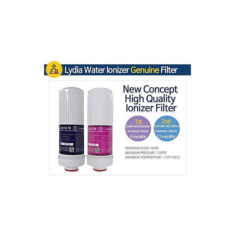 Lydia Original Water Ionizer Filter Set for EOS/KYK Genesis Ionizers