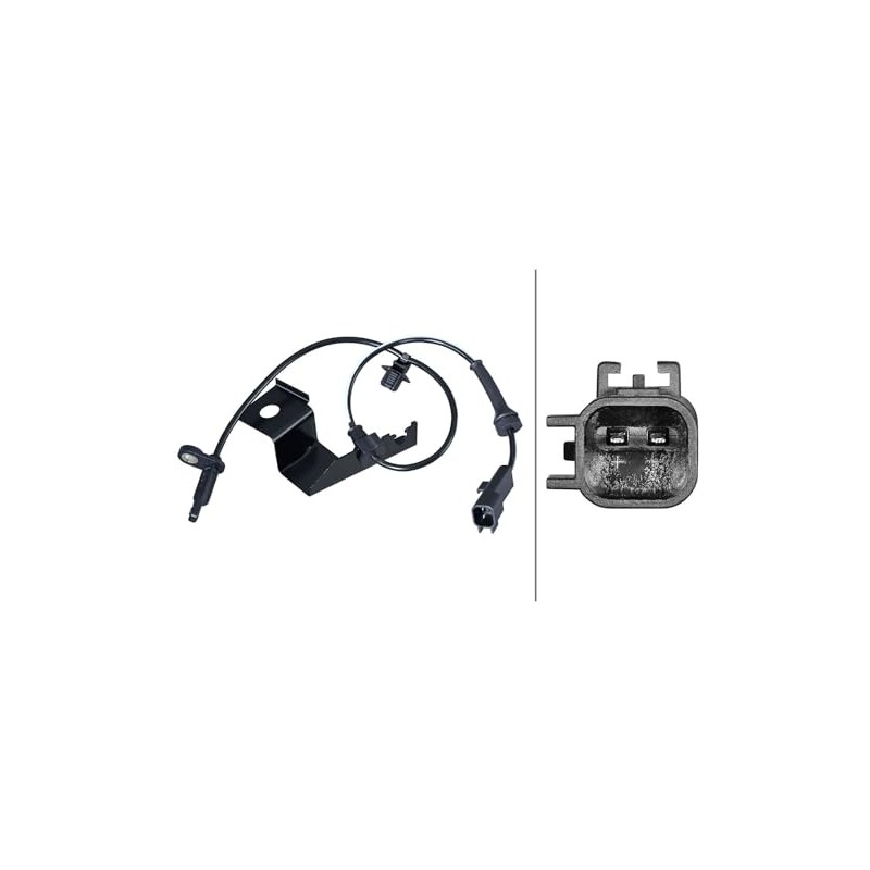 HELLA 6PU 358 217-341 Sensor Wheel Speed 2-Pin Cable 521