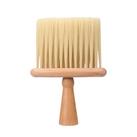 Flomiara Hair Cutting Brush, Professional Hairdressing Jet Neck Brush-Barber Accessories-Soft Salon Neck Cutting, Cleaning & Removing Stray Hairs Hairdressers & Barbers, Beechwood Handle