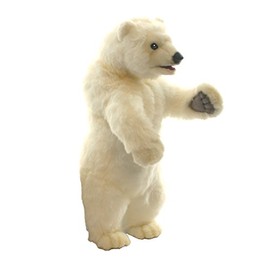Hansa Polar Cub on 2 Feet 19" Plush
