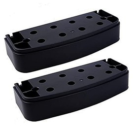 RIP X Adjustable Step Aerobics Workout Platform Stepper - Extension Pair Black