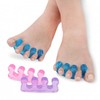 toe guard spread toe ring exercise protective purple 2ea
