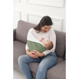 Kloovete Baby Wrap Carrier, Reversible Bonding Comforter, Soft & Stretchy Baby and Infant Sling, Perfect Baby Carrier Wrap Sling for Newborn and Infant up to 35 lbs.