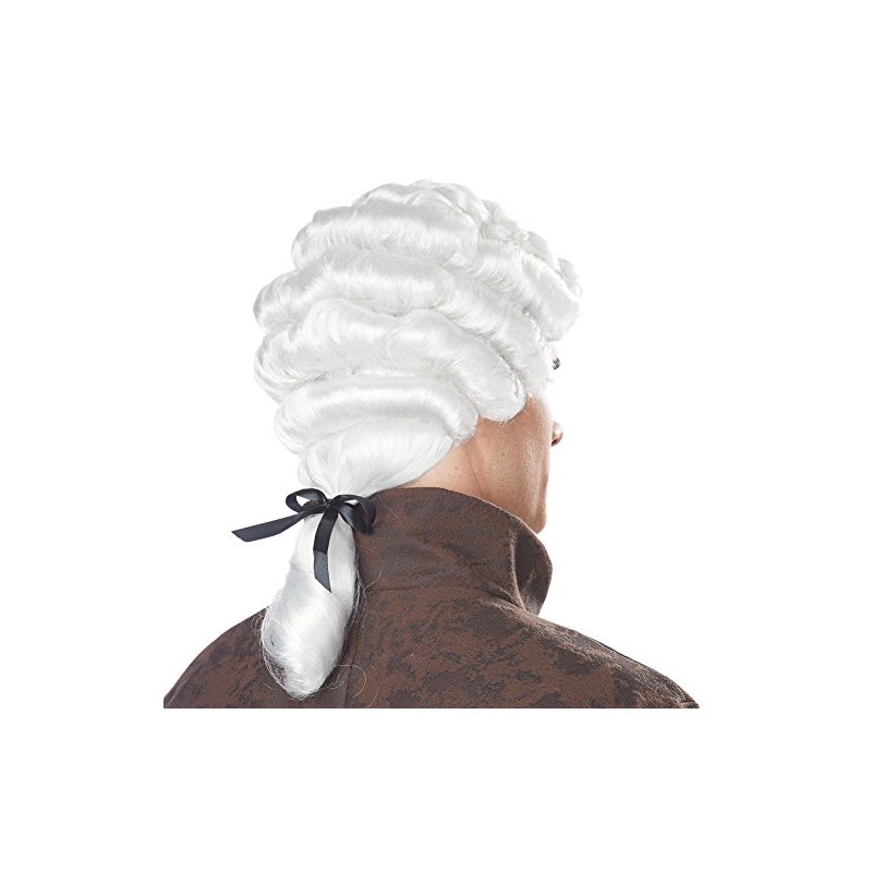 California Costumes Noble/Musician Men's Wig, White, 70172