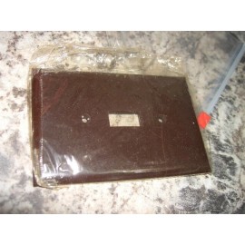 slater Vtg NOS slater sta-kleen smooth bakelite single gang toggle switch wall plate