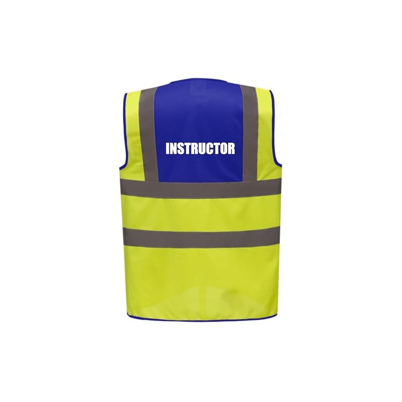 Brook Hi Vis Premium Two Tone Safety Vest - INSTRUCTOR