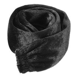 PATIKIL 2ft Lamp Chain Cover, Chain Protective Sleeve Washable with Zipper for Chandelier Lighting Wires Swing Light Fixture, Black