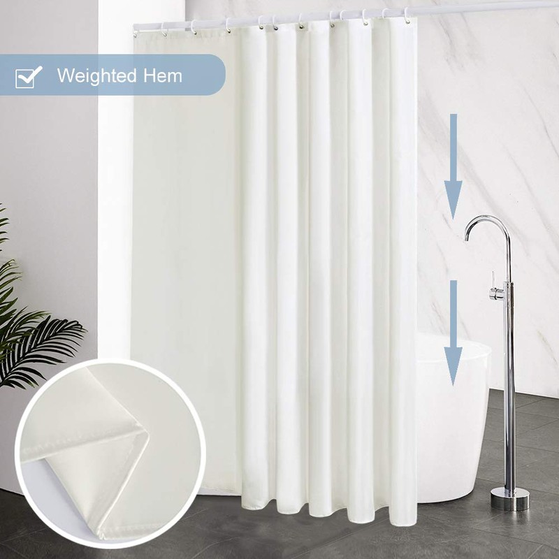 Furlinic Shower Curtain, Bathroom Curtain For The Bathtub, Textile Bath