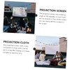 LABRIMP 1 Set Portable Folding Projector Screen Cloth Easy Setup